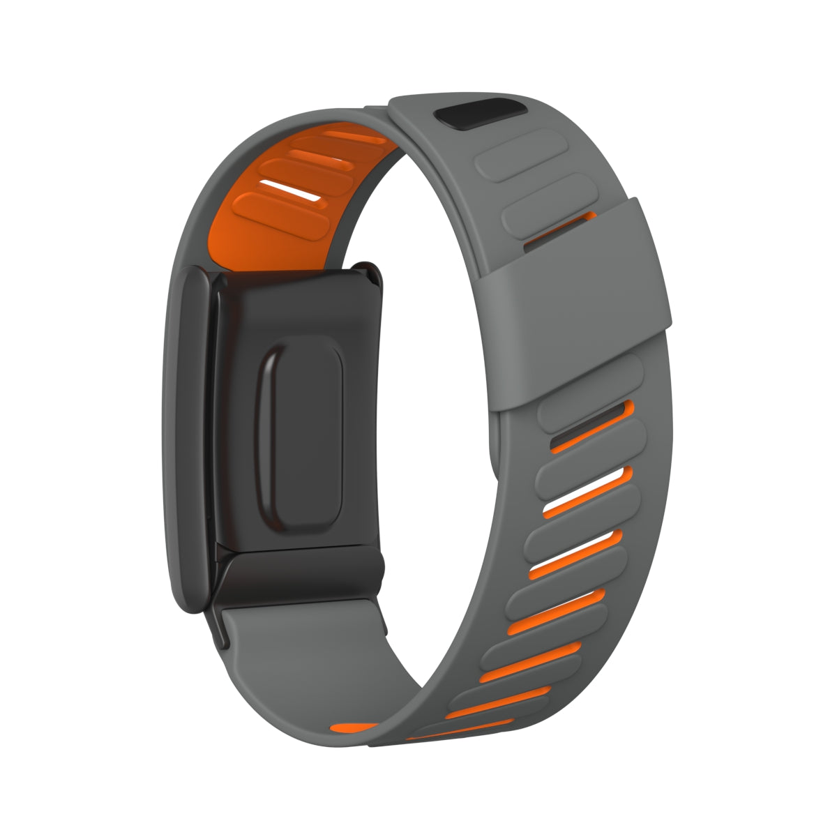 Whoop Silicon Band - Gray Orange - 4.0 & 5.0 Compatible ( One, Peak & MG )