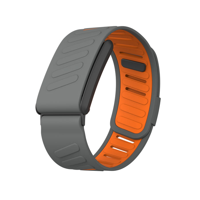 Whoop Silicon Band - Gray Orange - 4.0 & 5.0 Compatible ( One, Peak & MG )