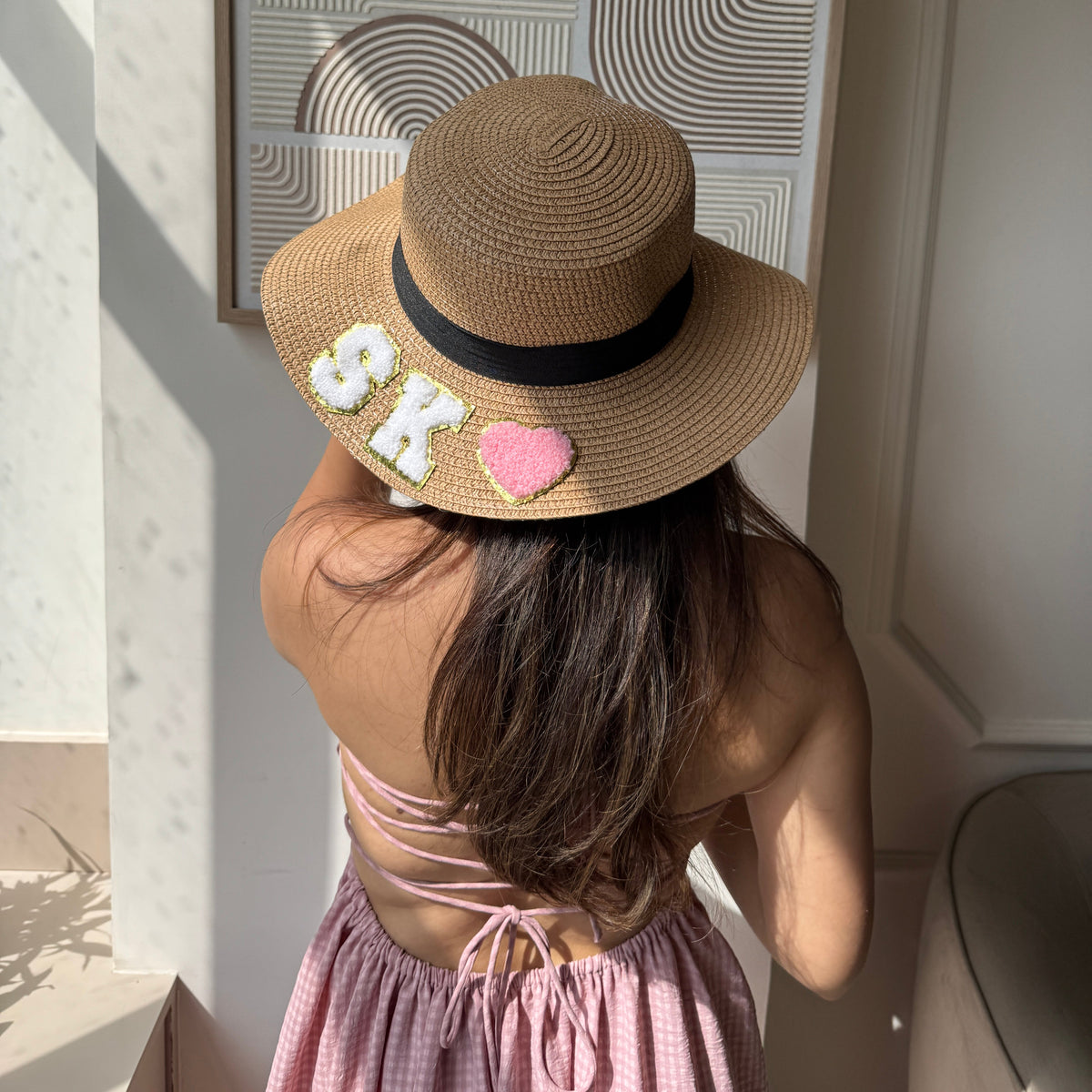 Monogram Collection - Personalised Boater Hat