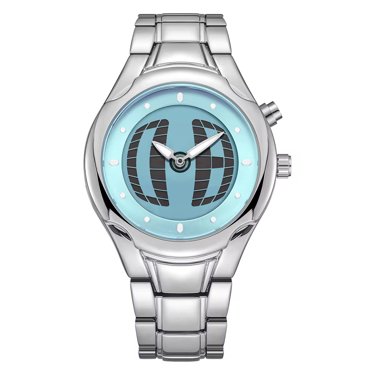 Retro Digital Watch - Circle Dial