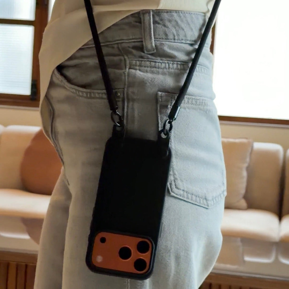 Apple Iphone Stack Phone Case with Lanyard and Stand - 2 in 1