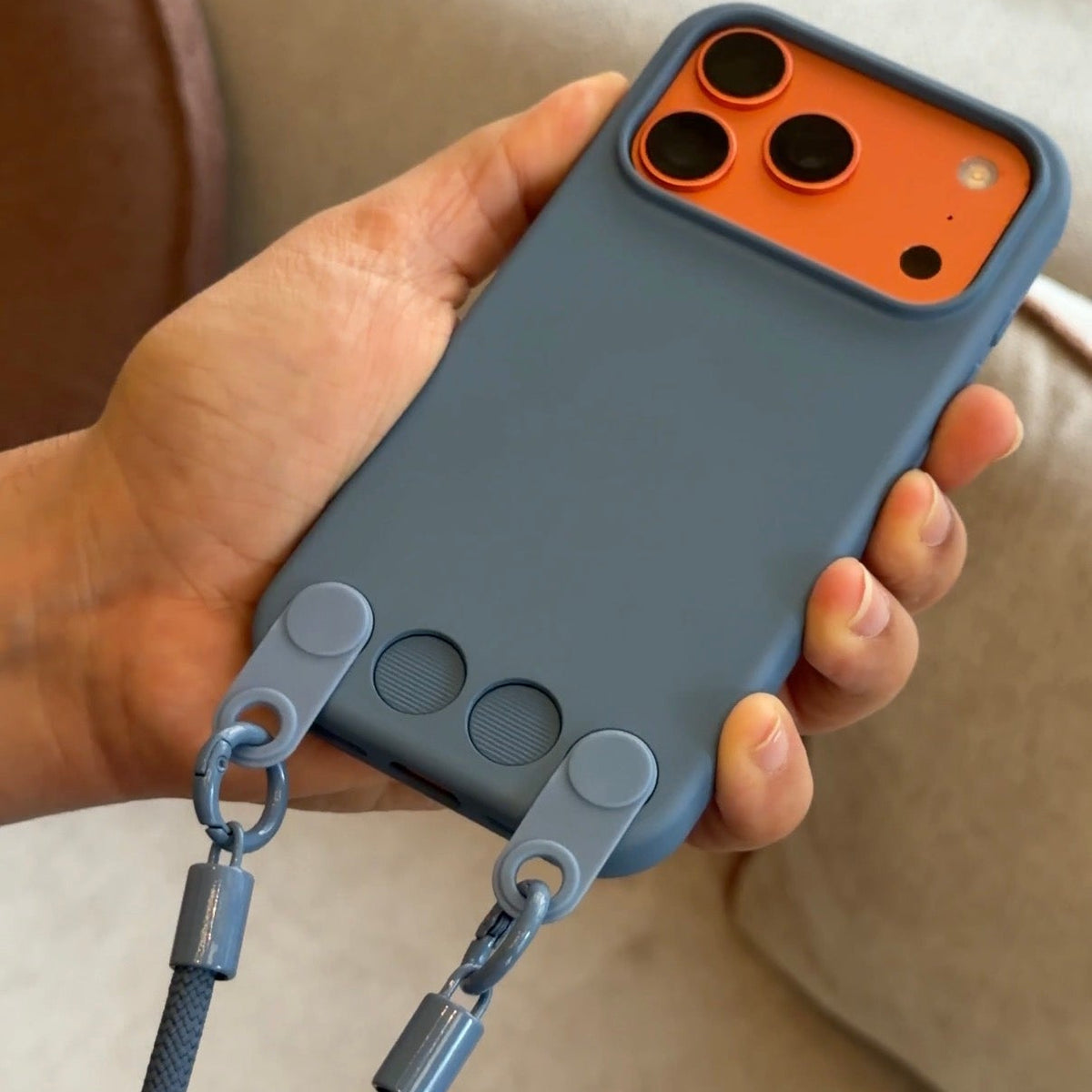 Apple Iphone Stack Phone Case with Lanyard and Stand - 2 in 1