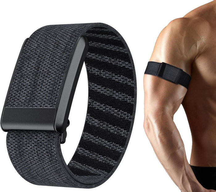 Whoop Bicep/Arm Band ( Superknit )- All Black - Model 4.0 & 5.0 Compatible ( One, Peak & MG )