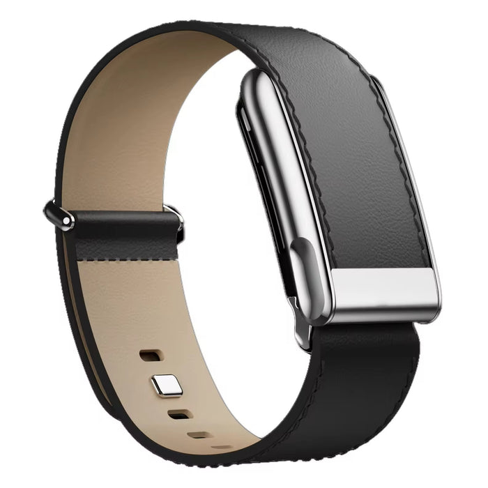 Luxe Whoop Band Leather 5.0 Compatible ( Whoop 4, One, Peak & MG ) - Black