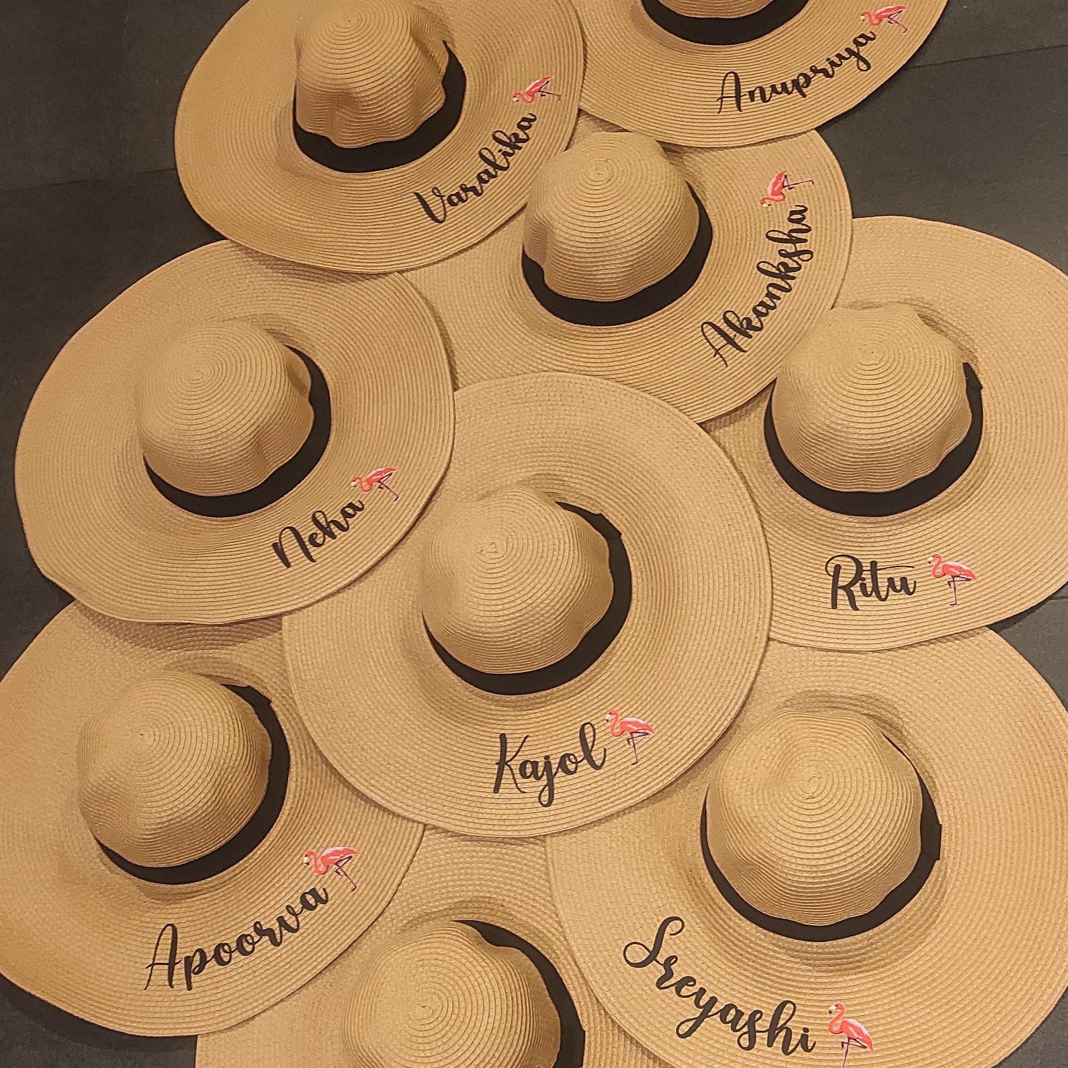 Personalised Beach Floppy Hat